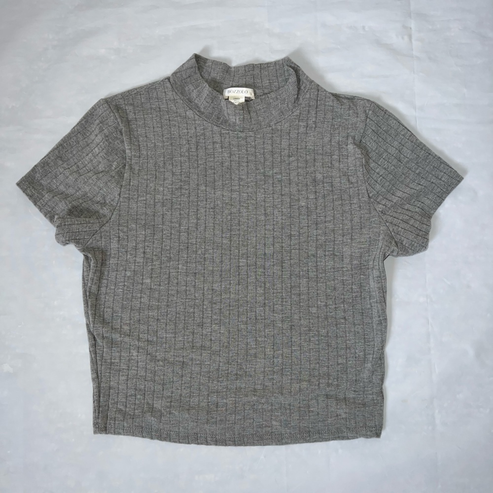 Gray Cop Top